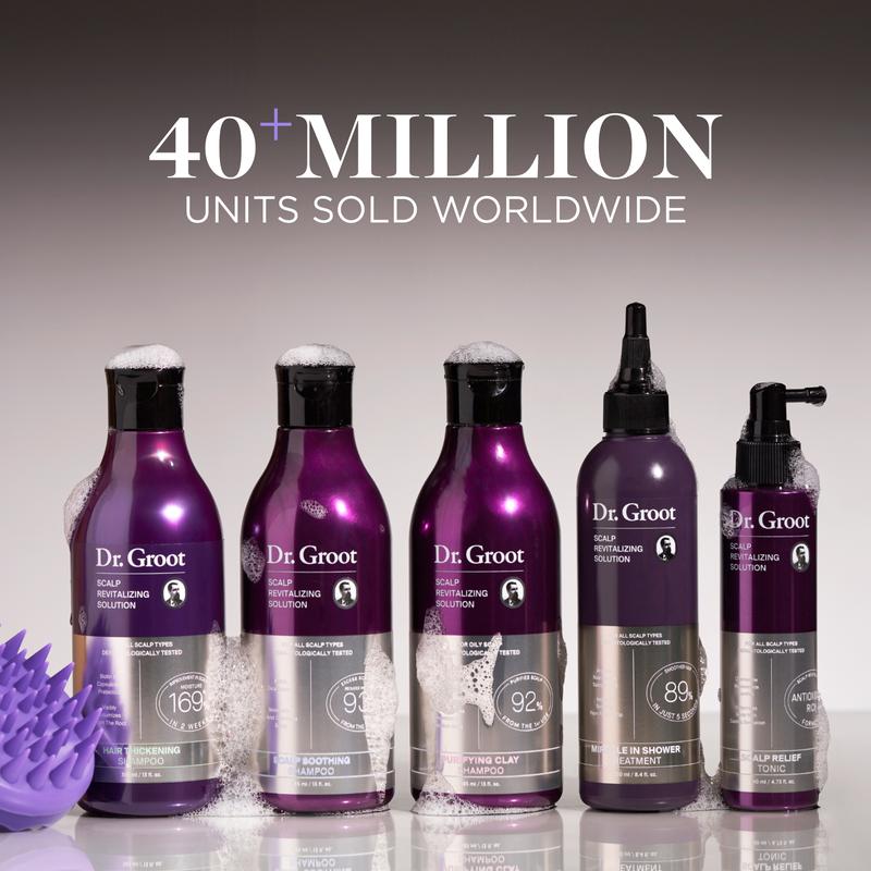 Dr.Groot Complete Set to Reduce Hair Loss, Scalp Revitalizing Solution, Hair Thickening, Biotin