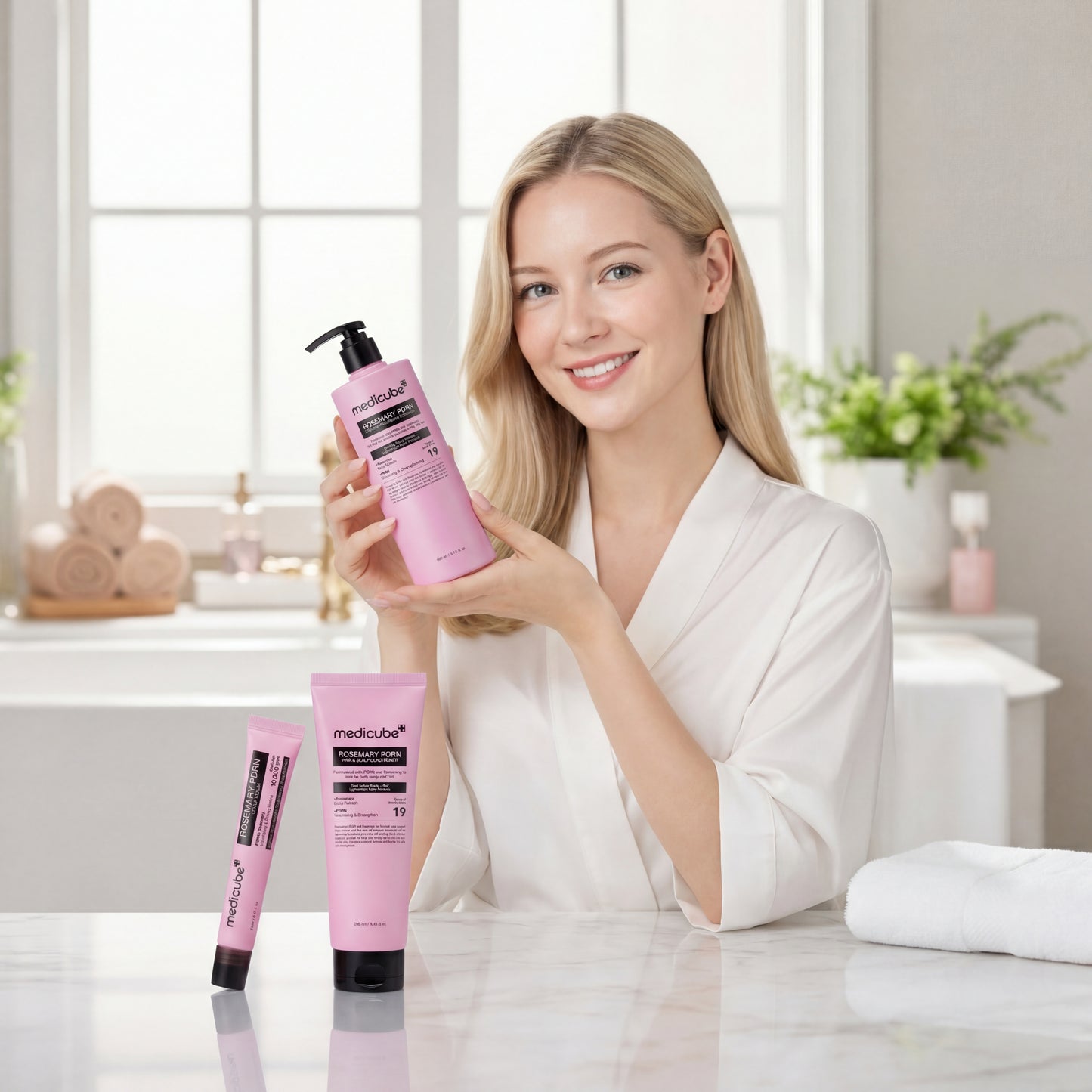 Medicube Rosemary PDRN Scalp-to-Hair Set | 3 Essential Products | Korean Hair Care