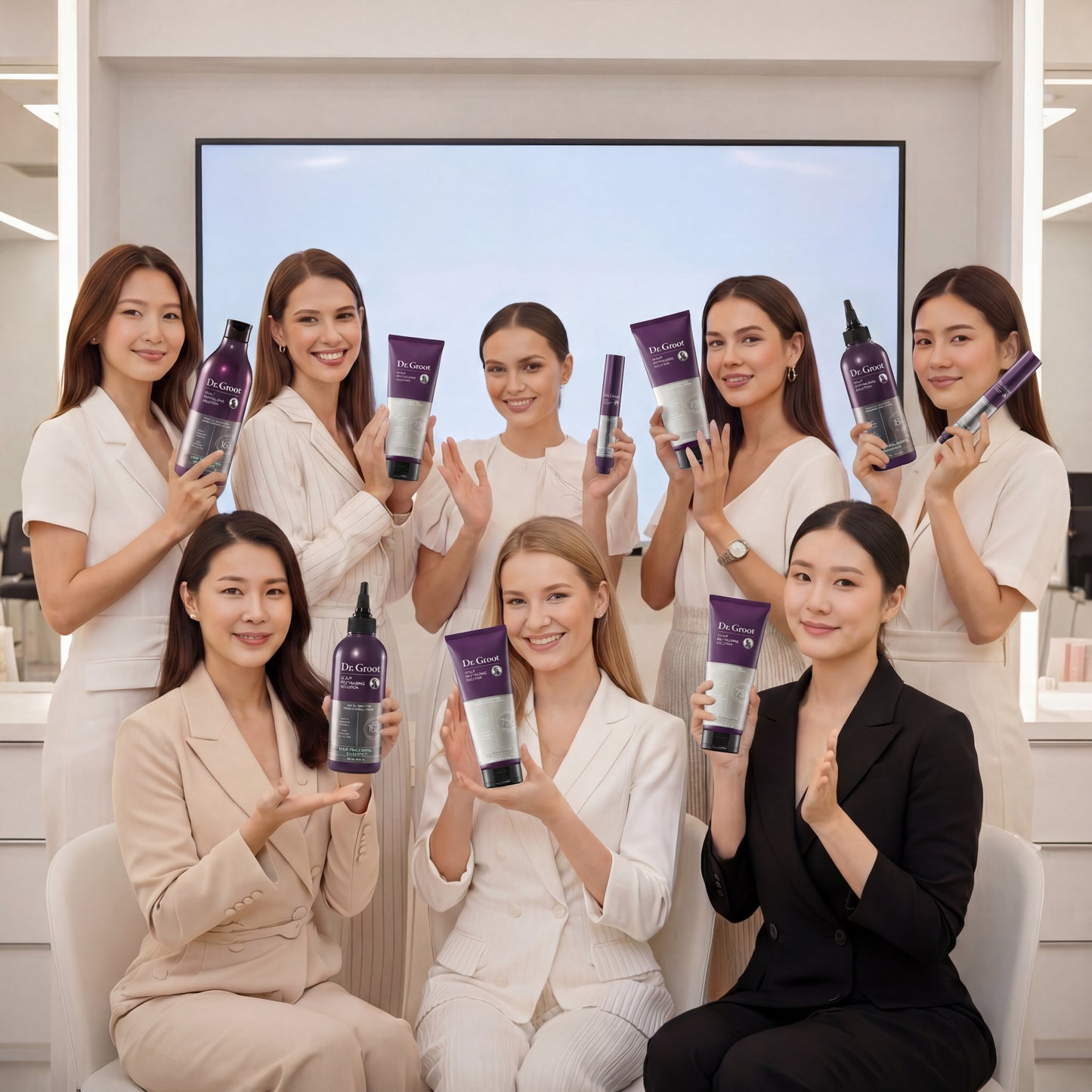Dr.Groot Complete Set to Reduce Hair Loss, Scalp Revitalizing Solution, Hair Thickening, Biotin