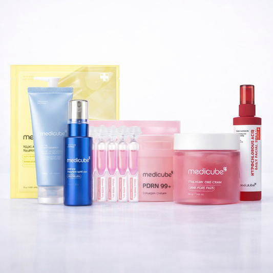 Affordable Glow in a WEEK Set | Includes 8 products | Achieve Glass Glow Skin IN 7 DAYS with Korean Skincare