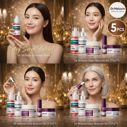 Dr Melaxin Glass Skincare Set (5 Pcs™)